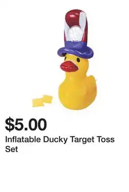 Five Below Inflatable Ducky Target Toss Set offer