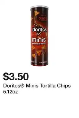 Five Below Doritos Minis Tortilla Chips 5.12oz offer