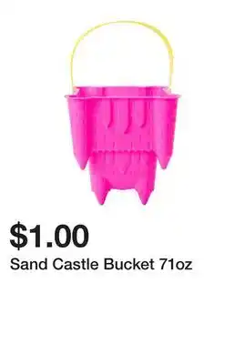 Five Below Sand Castle Bucket 71oz offer