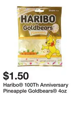 Five Below Haribo 100Th Anniversary Pineapple Goldbears 4oz offer