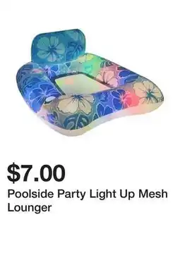 Five Below Poolside Party Light Up Mesh Lounger offer