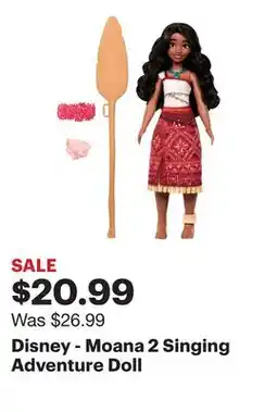 Best Buy Disney - Moana 2 Singing Adventure Doll offer