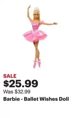 Best Buy Barbie - Ballet Wishes Doll offer
