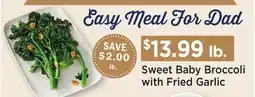 Heinen's Sweet Baby Broccoli with Fried Garlic offer