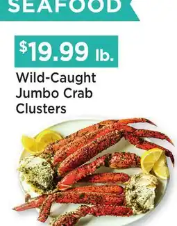 Heinen's Wild-Caught Jumbo Crab Clusters offer