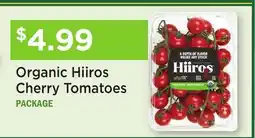 Heinen's Organic Hiiros Cherry Tomatoes offer