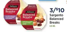 Heinen's Sargento Balanced Breaks offer