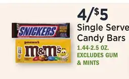 Heinen's Single Serve Candy Bars offer