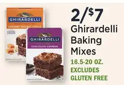 Heinen's Ghirardelli Baking Mixes offer