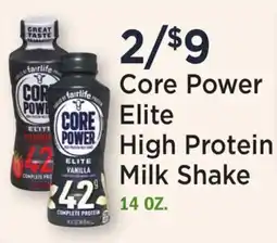 Heinen's Core Power Elite High Protein Milk Shake offer