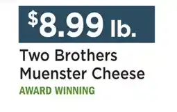 Heinen's Two Brothers Muenster Cheese offer