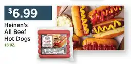 Heinen's Heinen's All Beef Hot Dogs offer