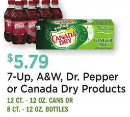 Heinen's 7-Up, A&W, Dr. Pepper or Canada Dry Products offer