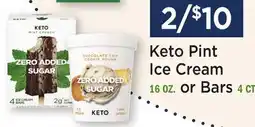 Heinen's Keto Pint Ice Cream 16 OZ. or Bars 4 CT offer