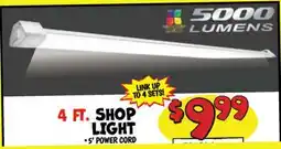 Ollie's 4 FT. SHOP LIGHT offer