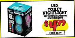 Ollie's LED TOILET NIGHTLIGHT offer