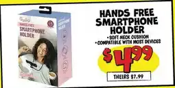 Ollie's HANDS FREE SMARTPHONE HOLDER offer
