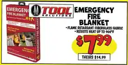 Ollie's EMERGENCY FIRE BLANKET offer