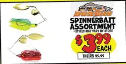 Ollie's SPINNERBAIT ASSORTMENT offer