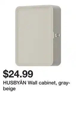 Ikea HUSBYÅN Wall cabinet, gray-beige offer