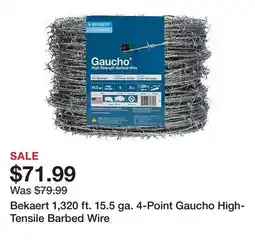 Tractor Supply Company Bekaert 1,320 ft. 15.5 ga. 4-Point Gaucho High-Tensile Barbed Wire offer