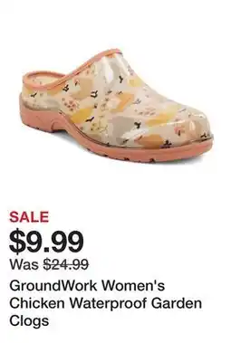 Tractor Supply Company GroundWork Women's Chicken Waterproof Garden Clogs offer