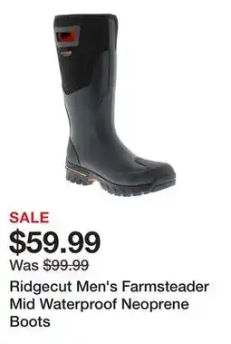 Tractor Supply Company Ridgecut Men's Farmsteader Mid Waterproof Neoprene Boots offer
