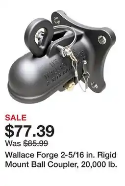 Tractor Supply Company Wallace Forge 2-5/16 in. Rigid Mount Ball Coupler, 20,000 lb offer