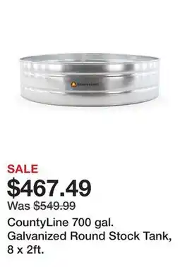 Tractor Supply Company CountyLine 700 gal. Galvanized Round Stock Tank, 8 x 2ft offer