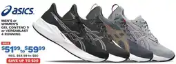 Big 5 Asics gel contend 9 or versablast 4 running offer
