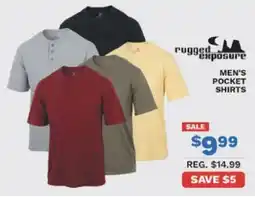Big 5 Men's pocket shirts offer