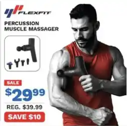 Big 5 Flexfit percussion muscle massager offer