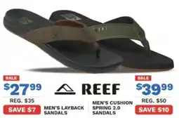 Big 5 Reef men's layback sandals offer
