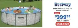 Big 5 Bestway steel pro max 16' x 48" round pool set offer