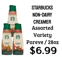 Seven Mile Market Starbucks non-dairy creamer offer