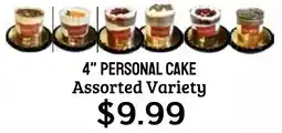 Seven Mile Market Personal cake offer