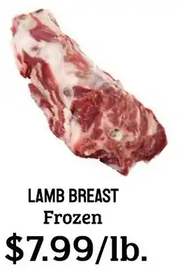 Seven Mile Market Lamb breast frozen offer