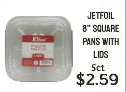 Seven Mile Market Jetfoil square pans with lids offer