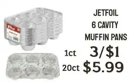 Seven Mile Market Jetfoil 6 cavity muffin pans offer