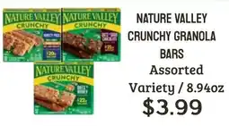 Seven Mile Market Nature valley crunchy granola bars offer