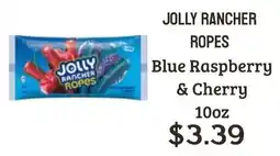 Seven Mile Market Jolly rancher ropes blue raspberry & cherry offer