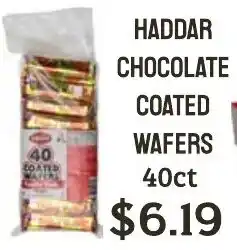 Seven Mile Market Haddar chocolate coated wafers offer