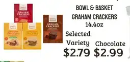 Seven Mile Market Bowl & basket graham crackers offer