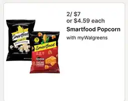Walgreens Smartfood Popcorn offer