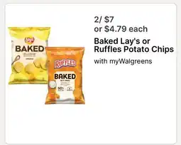 Walgreens Baked Lay's or Ruffles Potato Chips offer