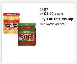 Walgreens Lay's or Tostitos Dip offer