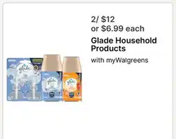 Walgreens Glade Household Products offer