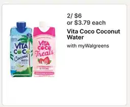 Walgreens Vita Coco Coconut Water offer