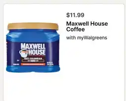 Walgreens Maxwell House Coffee offer