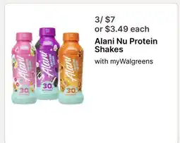 Walgreens Alani Nu Protein Shakes offer